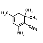 CAS#: 78450-20-1, 2-Amino-4,6,6-trimethyl-1,3-cyclohexadiene-1-carbonitrile