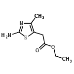 CAS#: 78468-68-5, Ethyl (2-amino-4-methyl-1,3-thiazol-5-yl)acetate