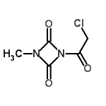 CAS#: 78488-11-6, 1-(Chloroacetyl)-3-methyl-1,3-diazetidine-2,4-dione