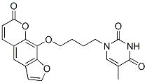CAS#: 78497-53-7, 5-Methyl-1-[4-[(7-Oxo-7H-Furo[3,2-g][1]Benzopyran-9-Yl)Oxy]Butyl]-2,4(1H,3H)-Pyrimidinedione