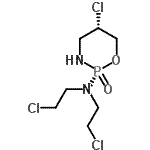CAS 登录号：78542-61-7， (2S,5S)-5-氯-N,N-二(2-氯乙基)-1,3,2-氧氮杂磷杂环己烷-2-胺2-氧化物