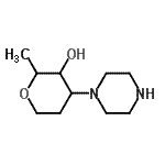CAS#: 785730-78-1, 1,5-Anhydro-2,3,6-trideoxy-3-(1-piperazinyl)hexitol