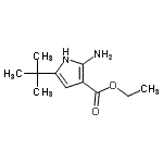 CAS 登录号：785806-32-8， 乙基2-氨基-5-(2-甲基-2-丙基)-1H-吡咯-3-羧酸酯