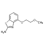 CAS#: 78584-07-3, 4-(2-Methoxyethoxy)-1,3-benzothiazol-2-amine