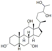 CAS#: 78648-95-0, (3R,5S,7R,8R,9S,10S,12S,13R,14S,17S)-17-[(2R)-5,6-Dihydroxyheptan-2-Yl]-10,13-Dimethyl-2,3,4,5,6,7,8,9,11,12,14,15,16,17-Tetradecahydro-1H-Cyclopenta[a]Phenanthrene-3,7,12-Triol