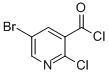 CAS 登录号：78686-86-9， 5-溴-2-氯-3-吡啶甲酰氯