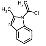 CAS#: 78708-24-4, 1-(1-Chlorovinyl)-2-methyl-1H-benzimidazole