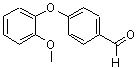 CAS 登录号：78725-48-1， 4-(2-甲氧基-苯氧基)-苯甲醛