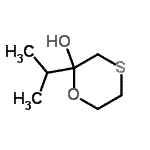 CAS#: 78727-52-3, 2-Isopropyl-1,4-oxathian-2-ol