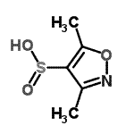 CAS#: 787513-23-9, 3,5-Dimethyl-1,2-oxazole-4-sulfinic acid