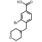 CAS 登录号：787529-83-3， 3-溴-4-(4-吗啉基甲基)苯甲酸