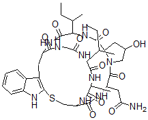 CAS#: 78887-12-4, 3-L-Isoleucine-4-(2-Mercapto-L-Tryptophan)-7-L-Alanine-alpha-Amanitin S-Deoxide