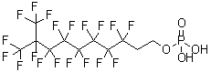 CAS#: 78974-41-1, 3,3,4,4,5,5,6,6,7,7,8,8,9,10,10,10-Hexadecafluoro-9-(Trifluoromethyl)-1-Decanol Hydrogen Phosphate