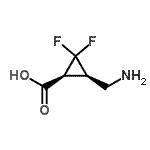 CAS#: 790182-47-7, (1S,3R)-3-(Aminomethyl)-2,2-difluorocyclopropanecarboxylic acid