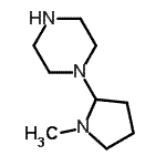 CAS#: 790193-43-0, 1-(1-Methyl-2-pyrrolidinyl)piperazine