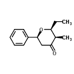 CAS#: 790221-62-4, (2S,3R,6S)-2-Ethyl-3-methyl-6-phenyltetrahydro-4H-pyran-4-one