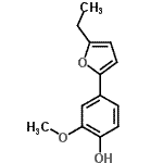 CAS#: 790224-25-8, 4-(5-Ethyl-2-furyl)-2-methoxyphenol