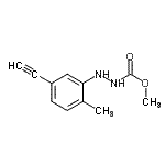 CAS#: 790228-16-9, Methyl 2-(5-ethynyl-2-methylphenyl)hydrazinecarboxylate