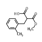 CAS 登录号：790259-96-0， 3-甲氧基-2-(2-甲基苄基)-3-氧代丙酸