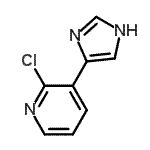 CAS#: 790262-80-5, 2-chloro-3-(1H-imidazol-4-yl)pyridine