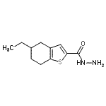 CAS#: 790263-70-6, 5-Ethyl-4,5,6,7-tetrahydro-1-benzothiophene-2-carbohydrazide