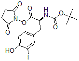 CAS#: 79028-57-2, (2,5-Dioxopyrrolidin-1-Yl) (2S)-3-(4-Hydroxy-3-Iodophenyl)-2-[(2-Methylpropan-2-Yl)Oxycarbonylamino]Propanoate