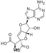 CAS 登录号：79030-08-3， 2-(6-氨基嘌呤-9-基)-5-(1,2-二羟基-2-氧代乙基)-3-羟基-3,3a-二氢-2H-呋喃并[5,4-d]呋喃-5-羧酸