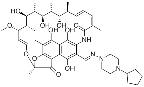 CAS 登录号：79039-56-8， 25-脱乙酰基利福喷汀