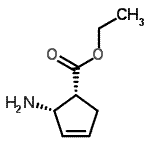 CAS#: 790657-32-8, Ethyl (1R,2S)-2-amino-3-cyclopentene-1-carboxylate