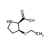CAS 登录号：79068-19-2， (3S)-3-(乙硫基)-D-脯氨酸