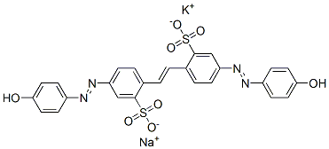 CAS#: 79069-96-8, Potassium Sodium 4,4'-Bis[(4-Hydroxyphenyl)Azo]Stilbene-2,2'-Disulphonate