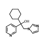 CAS#: 790691-18-8, 1-Cyclohexyl-2-(1H-imidazol-1-yl)-1-(3-pyridinyl)ethanol