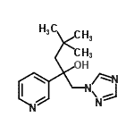 CAS#: 790691-19-9, 4,4-Dimethyl-2-(3-pyridinyl)-1-(1H-1,2,4-triazol-1-yl)-2-pentanol