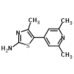CAS#: 790706-70-6, 5-(2,6-Dimethyl-4-pyridinyl)-4-methyl-1,3-thiazol-2-amine