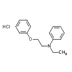 CAS#: 79084-84-7, N-Ethyl-N-(2-phenoxyethyl)aniline hydrochloride (1:1)