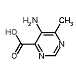 CAS 登录号：791056-59-2， 5-氨基-6-甲基-4-嘧啶羧酸
