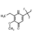CAS#: 791104-17-1, 2-Ethyl-3-methoxy-6-(trifluoromethyl)-4(1H)-pyridinone