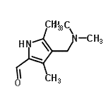 CAS#: 791111-45-0, 4-[(Dimethylamino)methyl]-3,5-dimethyl-1H-pyrrole-2-carbaldehyde