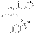 CAS#: 79146-63-7, 1-(2,4-Dichlorophenyl)-2-(1H-imidazol-1-yl)ethanone 4-methylbenzenesulfonate (1:1)