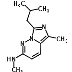CAS 登录号：791534-02-6， 7-异丁基-N,5-二甲基咪唑并[1,5-b]哒嗪-2-胺