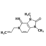 CAS#: 791537-69-4, 5-Allyl-4-imino-1,3-dimethyl-1,3,4,5-tetrahydro-2H-imidazo[4,5-c]pyridin-2-one