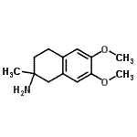 CAS#: 791543-15-2, 6,7-Dimethoxy-2-methyl-1,2,3,4-tetrahydro-2-naphthalenamine