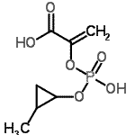 CAS#: 791548-46-4, 2-({Hydroxy[(2-methylcyclopropyl)oxy]phosphoryl}oxy)acrylic acid