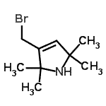 CAS 登录号：791591-50-9， 3-(溴甲基)-2,2,5,5-四甲基-2,5-二氢-1H-吡咯