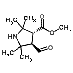CAS#: 791591-53-2, Methyl (3R,4R)-4-formyl-2,2,5,5-tetramethyl-3-pyrrolidinecarboxylate