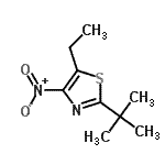 CAS#: 791725-94-5, 5-Ethyl-2-(2-methyl-2-propanyl)-4-nitro-1,3-thiazole