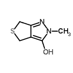 CAS#: 79173-93-6, 2-Methyl-2,6-dihydro-4H-thieno[3,4-c]pyrazol-3-ol