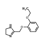 CAS#: 791730-46-6, 2-[(2-Ethoxyphenoxy)methyl]-4,5-dihydro-1H-imidazole