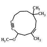 CAS#: 791809-97-7, (1Z)-4-Methoxy-2,10,10-trimethyl-1-cycloundecen-5-yne