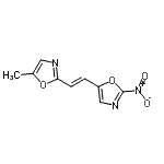 CAS#: 791853-07-1, 5-Methyl-2-[(E)-2-(2-nitro-1,3-oxazol-5-yl)vinyl]-1,3-oxazole